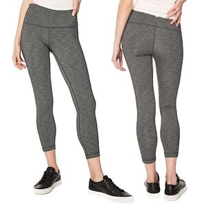 Lululemon Wunder Under High Rise 7/8 Tight Full-On Luxtreme 25" Heathered Black